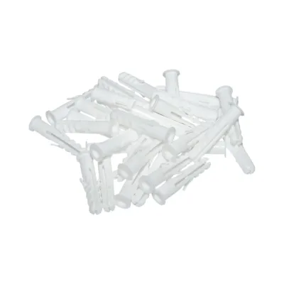 Diblu universal din plastic alb 8x40mm 100 buc/set - imagine 6
