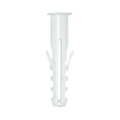 Diblu universal din plastic alb 8x40mm 100 buc/set