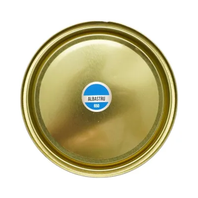 Vopsea email anticoroziva 3 in 1 albastru 650 pentru metal 2kg, direct pe rugina, pe baza de apa Breckner Germany - imagine 5