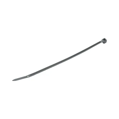 Faseta colier plastic negru 3.6x150mm 100 buc/set Longroad - imagine 4