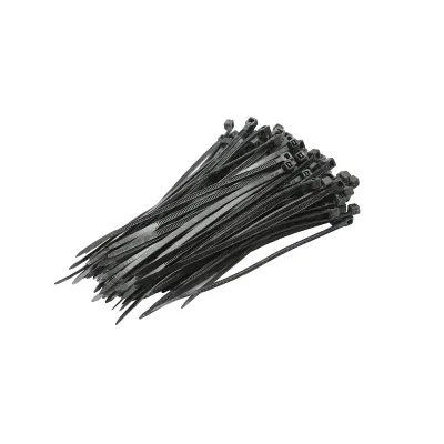Faseta, colier plastic negru 2.5x100mm 100 buc/set Breckner Germany