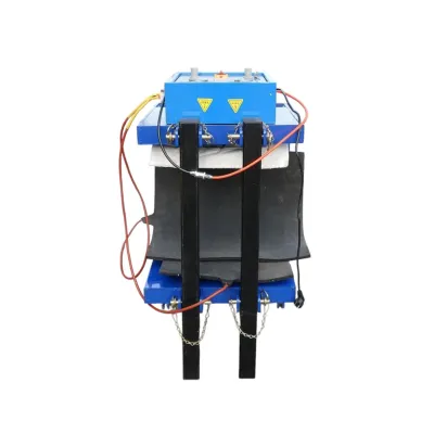 Masina vulcanizare la cald anvelope utilaje grele OTR, incalzire dubla 2400W, presare pneumatica - imagine 9