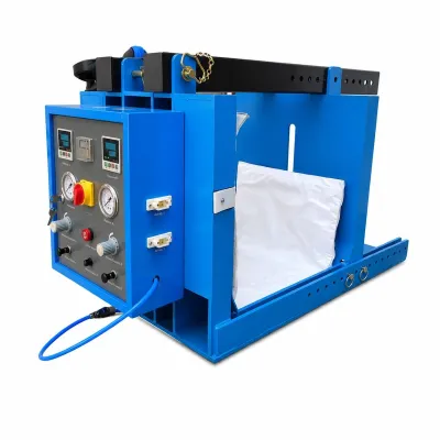 Masina vulcanizare la cald anvelope utilaje grele OTR, incalzire dubla 2400W, presare pneumatica - imagine 2