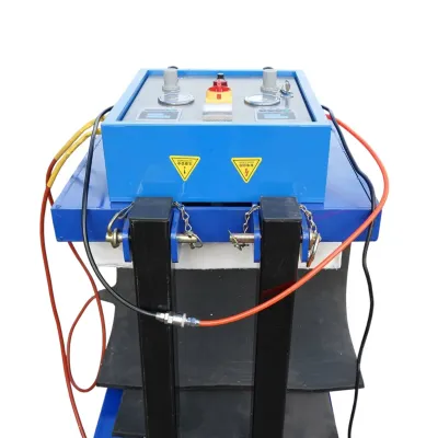 Masina vulcanizare la cald anvelope utilaje grele OTR, incalzire dubla 2400W, presare pneumatica - imagine 11