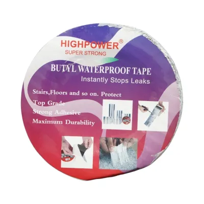 Banda butilica hidroizolanta autoadeziva 50mm x 5m cu folie de aluminiu HighPower - imagine 6