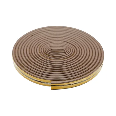 Garnitura etansare usi si ferestre maro autoadeziva 10m, profil D 3-7mm, EPDM HighPower - imagine 6