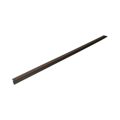 Banda etansare usa autoadeziva cu cauciuc 1m din PVC maro HighPower - imagine 3