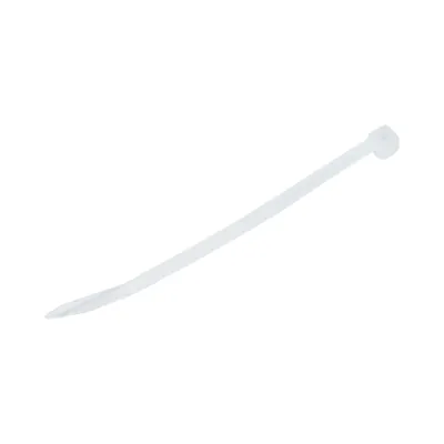 Faseta colier plastic alb 3.6x100mm 100 buc/set Longroad - imagine 4