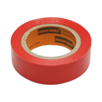 Banda izolatoare rosie vinil 19mm x 9m Anti Fire Super AAA+ HighPower - imagine 3