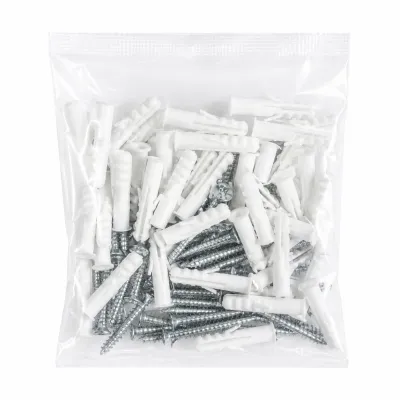 Set diblu universal din plastic alb 6x30mm cu surub 4x30mm 50 buc/set - imagine 3
