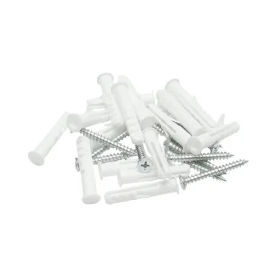Set diblu universal din plastic alb 8x40mm cu surub 5x40mm 50 buc/set - imagine 7