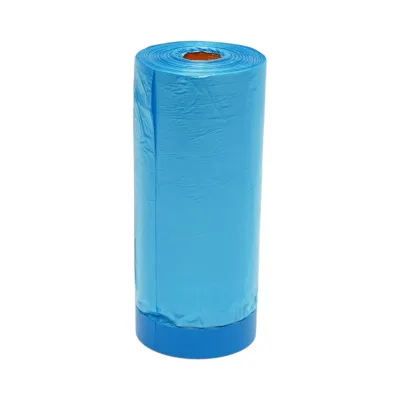 Folie protectie vopsit si zugravit cu banda adeziva albastra 1100mm x 25m HighPower - imagine 6