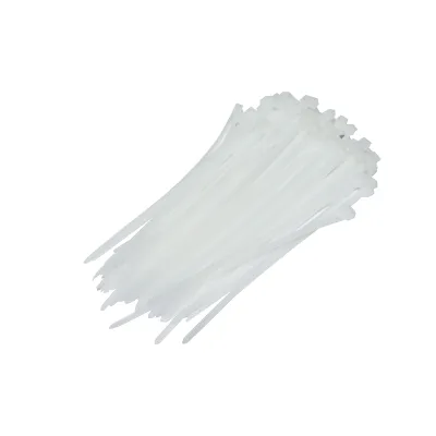 Faseta colier plastic alb 3.6x150mm 100 buc/set Breckner Germany