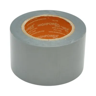 Banda adeziva Duct Tape PVC argintie 48mm x 30m pentru reparatii tevi HighPower - imagine 3
