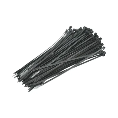 Faseta colier plastic negru 3.6x200mm 100 buc/set Longroad