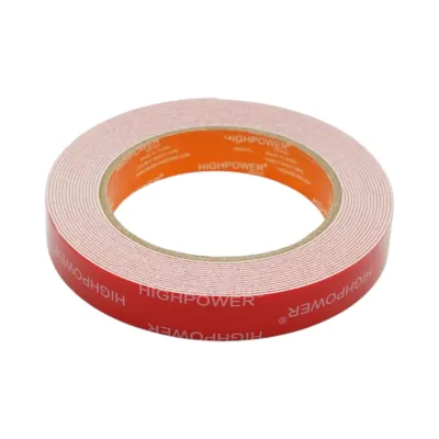 Banda dublu adeziva spuma alba PE 18mm x 5m HighPower - imagine 3