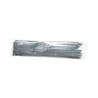Faseta colier plastic negru 3.6x350mm 100 buc/set Longroad - imagine 5