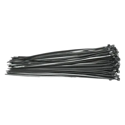 Faseta colier plastic negru 4.8x200mm pentru prindere capace roti auto 100 buc/set Breckner Germany