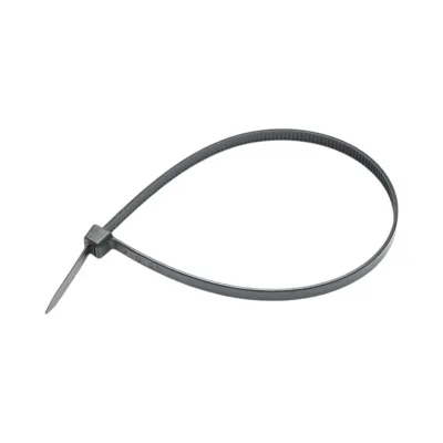 Faseta colier plastic negru 4.8x250mm 100 buc/set Longroad - imagine 3