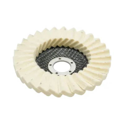 Disc pasla lamelar polisare 125x6x22.23mm, lustruire si finisare metal, inox, aluminiu Breckner Germany - imagine 6
