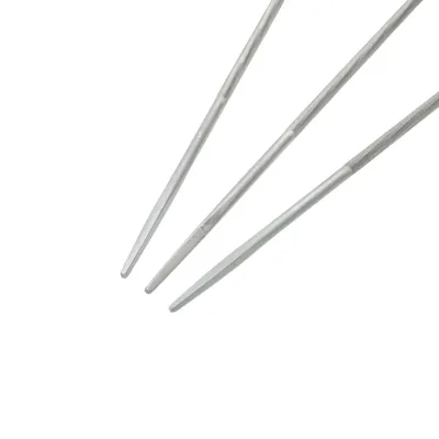 Set 3 pile rotunde ascutit lant drujba 4x200mm 5/32 inch - imagine 5