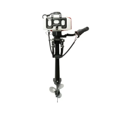 Motor barca pe benzina 2.2 CP, 2 timpi, 63cc, turatie 6500rpm, racire cu aer, pornire manuala, elice 3 pale, capacitate rezervor 1.4L THOR - imagine 8