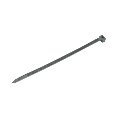 Faseta colier plastic negru 7.6x200mm 100 buc/set Longroad - imagine 4