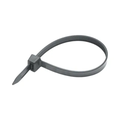 Faseta colier plastic negru 7.6x200mm 100 buc/set Longroad - imagine 3
