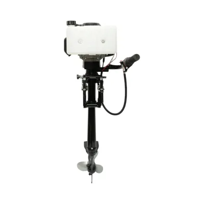 Motor barca pe benzina 2CP, 4 timpi, 53cc, turatie 6500rpm, racire cu aer, CDI, pornire manuala, elice 3 pale, capacitate rezervor 1.2L THOR - imagine 8