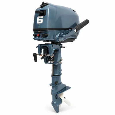 Motor barca pe benzina 6CP, 4 timpi, 112cc, turatie 5500rpm, racire cu apa, pornire manuala, elice 3 pale, capacitate rezervor 1.3L THOR