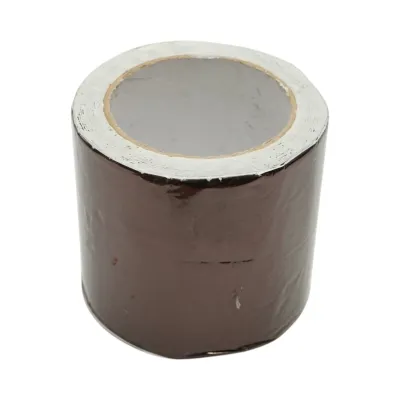 Banda butilica hidroizolanta autoadeziva 100mm x 5m cu folie de aluminiu maro RAL8011 Breckner Germany - imagine 3