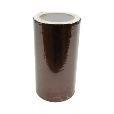 Banda butilica hidroizolanta autoadeziva 200mm x 5m cu folie de aluminiu maro RAL8011 Breckner Germany - imagine 3