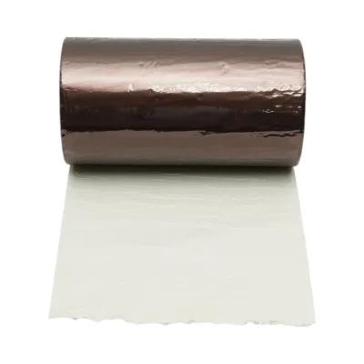 Banda butilica hidroizolanta autoadeziva 200mm x 5m cu folie de aluminiu maro RAL8011 Breckner Germany - imagine 7