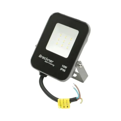 Proiector LED 10W, 220V, 6500K, 900lm tip Flood 105x85x28mm IP66 Breckner Germany