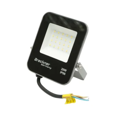 Proiector LED 20W, 220V, 6500K, 1800lm tip Flood 120x100x28mm IP66 Breckner Germany