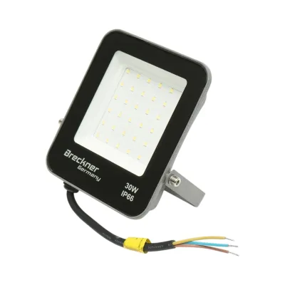Proiector LED 30W, 220V, 6500K, 2700lm tip Flood 135x115x28mm IP66 Breckner Germany