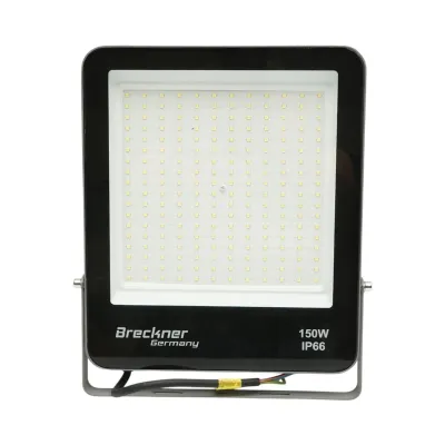 Proiector LED 150W, 220V, 6500K, 13500lm tip Flood 275x230x30mm IP66 Breckner Germany - imagine 2