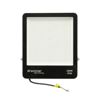 Proiector LED 200W, 220V, 6500K, 18000lm tip Flood 325x270x32mm IP66 Breckner Germany - imagine 2