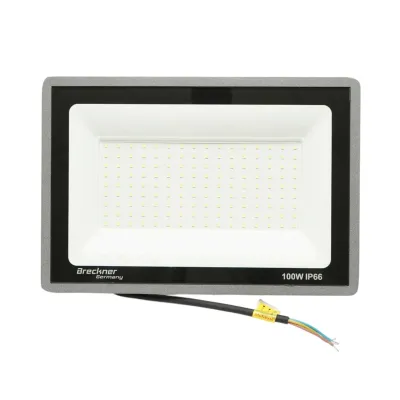 Proiector LED 100W, 100-265V, 6500K, 10000lm tip Flood 285x195x30mm IP66 Breckner Germany - imagine 2