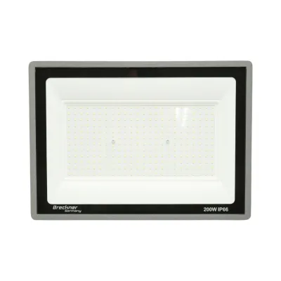 Proiector LED 200W, 100-265V, 6500K, 20000lm tip Flood 375x270x30mm IP66 Breckner Germany - imagine 2