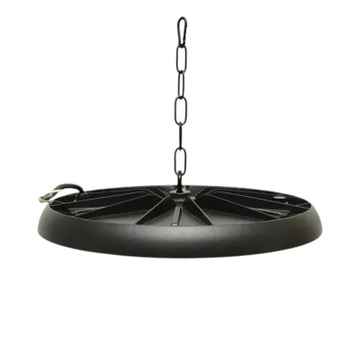 Lampa industriala LED UFO High-Bay 200W, 100-265V, 6500K, 24000lm pentru hale, depozite 365x32mm IP65 Breckner Germany - imagine 2