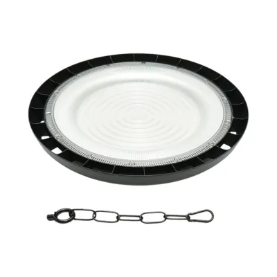 Lampa industriala LED UFO High-Bay 200W, 100-265V, 6500K, 24000lm pentru hale, depozite 365x32mm IP65 Breckner Germany - imagine 3