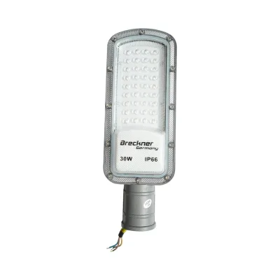 Lampa iluminat stradal LED 30W, 100-265V, 6500K, 3300lm cu prindere pe stalp 285x100x25mm IP66 Breckner Germany - imagine 2
