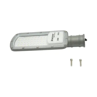 Lampa iluminat stradal LED 30W, 100-265V, 6500K, 3300lm cu prindere pe stalp 285x100x25mm IP66 Breckner Germany - imagine 4