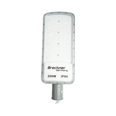 Lampa iluminat stradal LED 200W, 100-265V, 6500K, 22000lm cu prindere pe stalp 540x200x25mm IP66 Breckner Germany - imagine 2