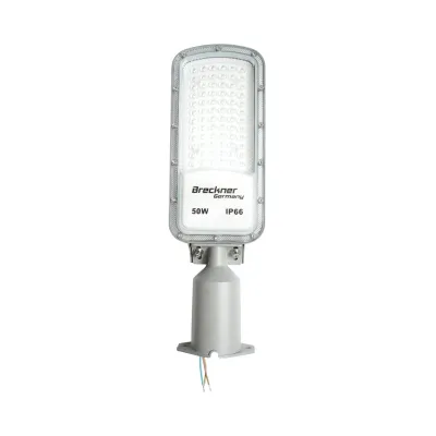 Lampa iluminat stradal LED 50W, 100-265V, 6500K, 5500lm cu prindere pe stalp 410x125x25mm IP66 Breckner Germany - imagine 2