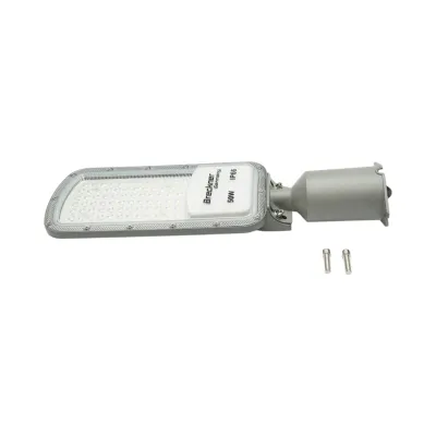Lampa iluminat stradal LED 50W, 100-265V, 6500K, 5500lm cu prindere pe stalp 410x125x25mm IP66 Breckner Germany - imagine 4