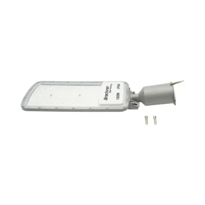 Lampa iluminat stradal LED 100W, 100-265V, 6500K, 11000lm cu prindere pe stalp 470x155x25mm IP66 Breckner Germany - imagine 4