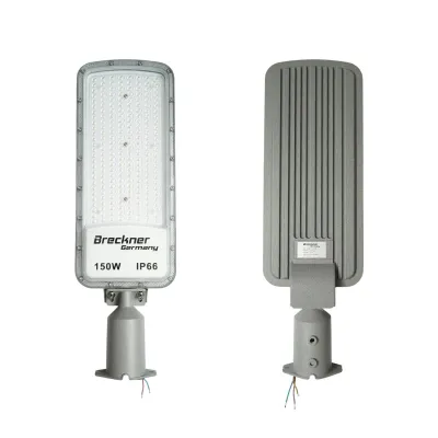 Lampa iluminat stradal LED 150W, 100-265V, 6500K, 16500lm cu prindere pe stalp 535x170x25mm IP66 Breckner Germany