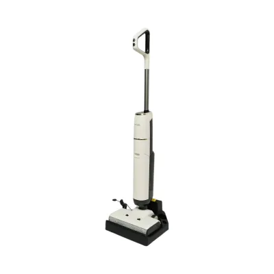 Aspirator vertical fara fir cu mop 200W, putere aspirare 18000Pa, baterie 5000mAh, rezervor apa 2x600ml, functie voce, ecran digital Breckner Germany - imagine 2